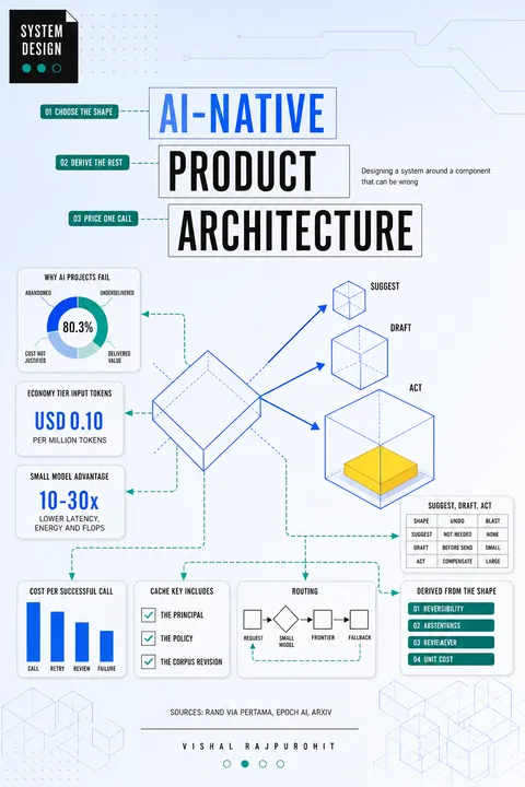 Cover of AI-Native Product Architecture by Vishal Rajpurohit
