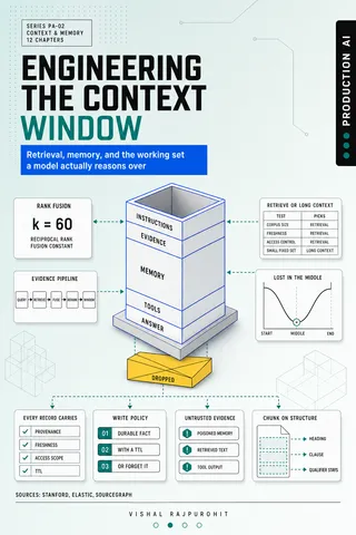 Cover of Engineering the Context Window by Vishal Rajpurohit