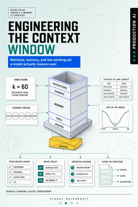 Cover of Engineering the Context Window by Vishal Rajpurohit