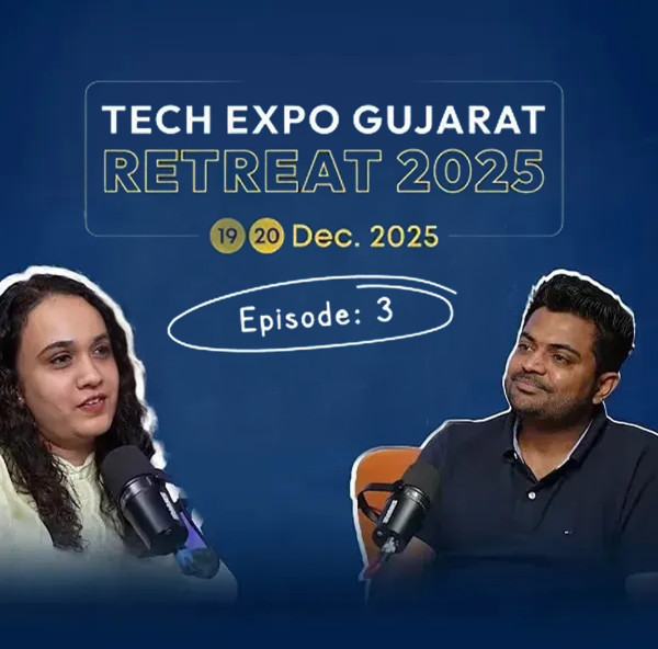 Vishal with members of the technology community